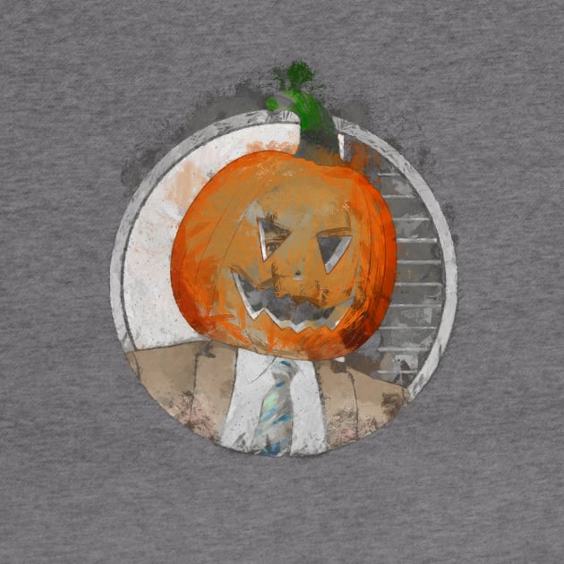 Pumpkin face Dwight Schrute the Office Halloween by truefriend